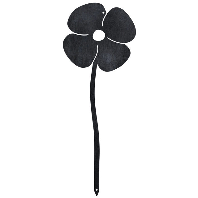 Poppy Corten Wall Art