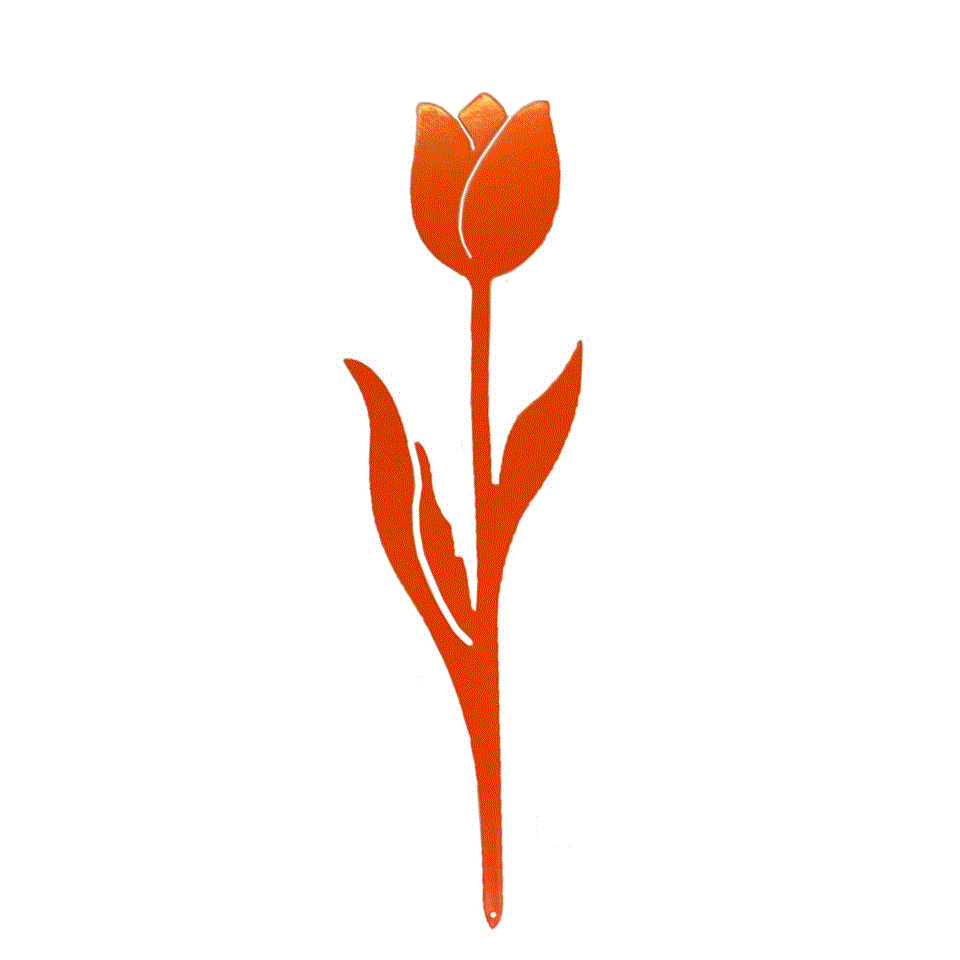 Tulip Steel Garden Art