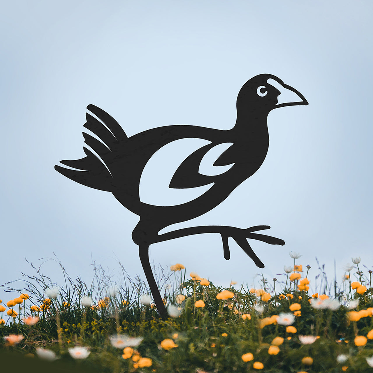 Pukeko Corten Steel Garden Art