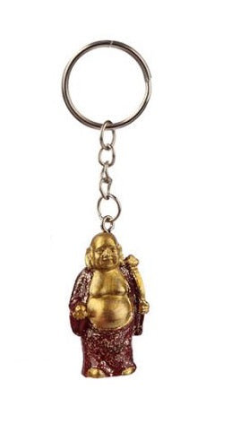 Lucky Buddha Glitter Keyring