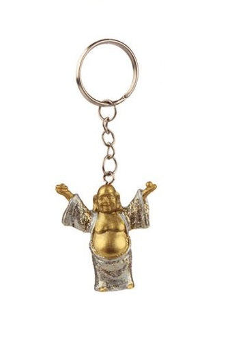 Lucky Buddha Glitter Keyring
