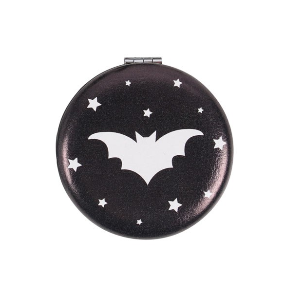 Bat and Spiderweb Compact Mirrors