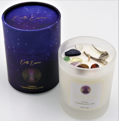 Chakra Soy Wax Crystal Candle