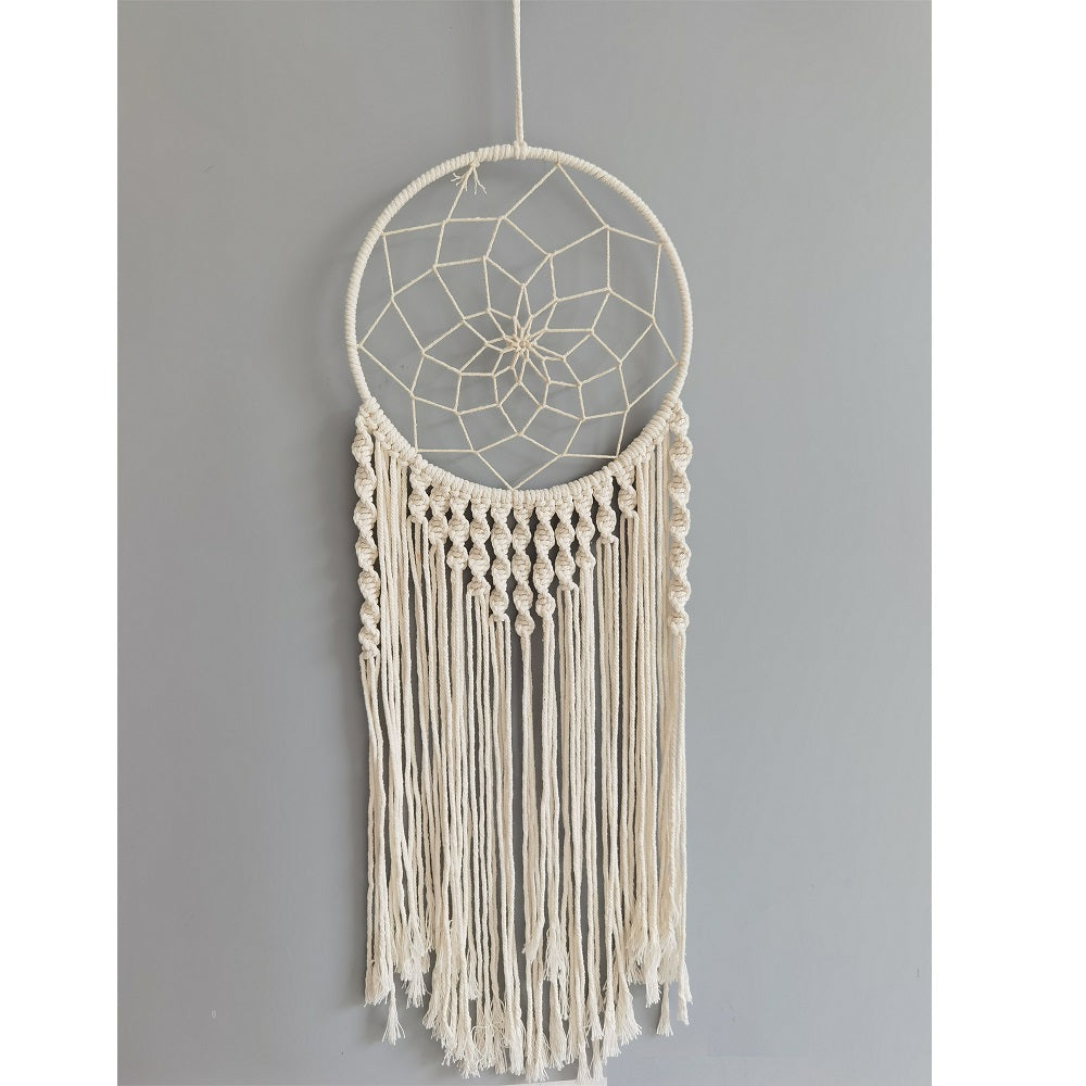 Cream Spiral Dreamcatcher 25cm