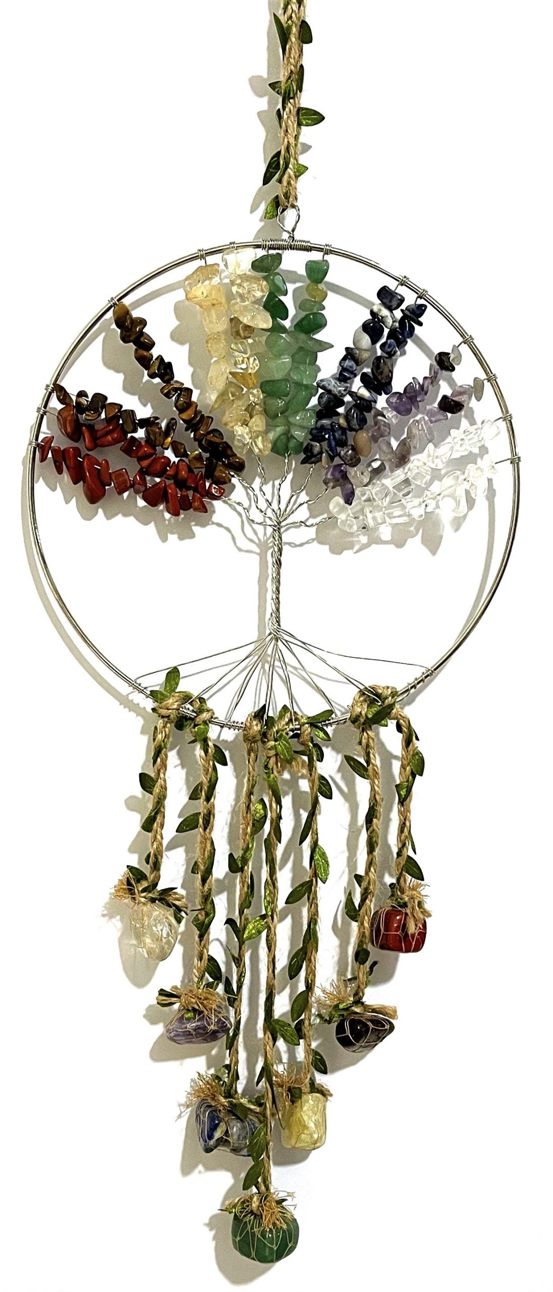 Crystal Tree of Life Dreamcatcher– 7Chakras