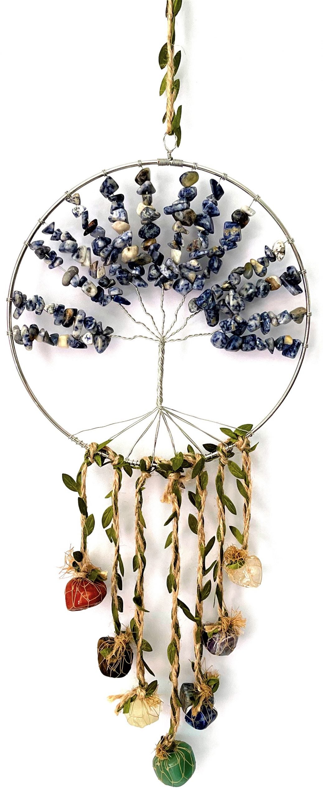 Crystal Tree of Life Dreamcatcher– 7Chakras