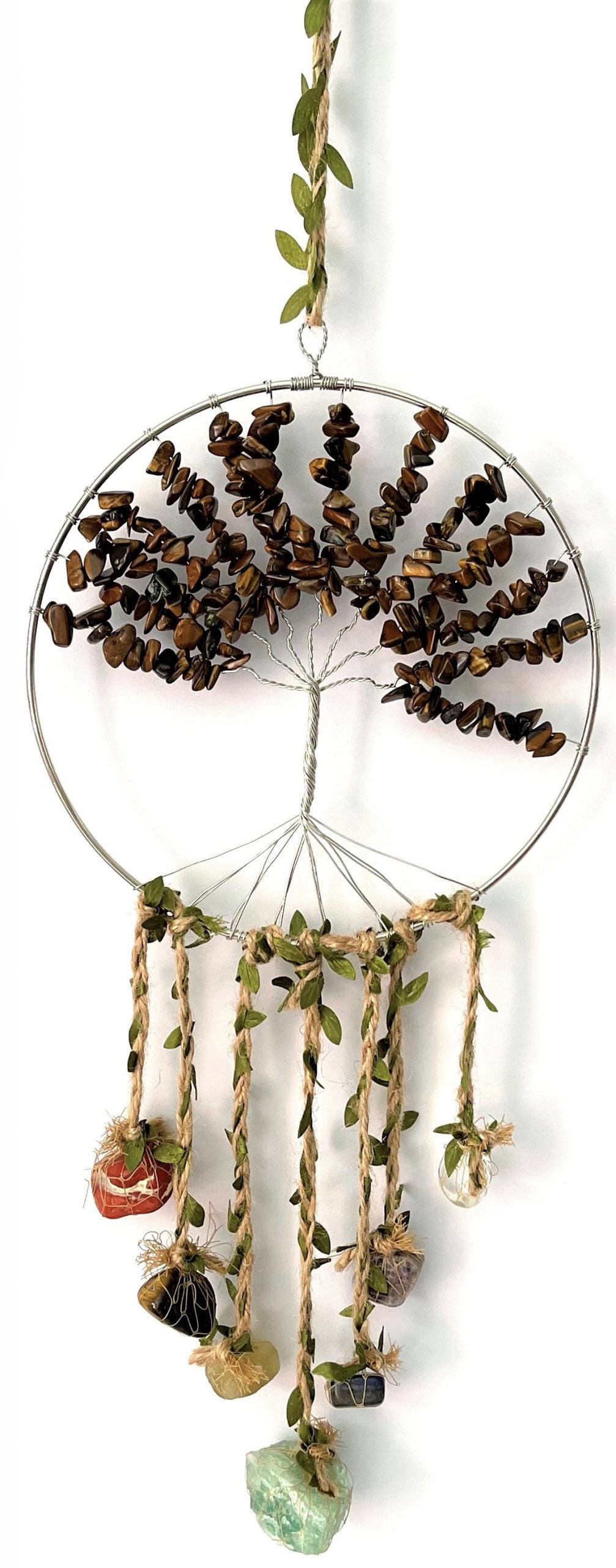 Crystal Tree of Life Dreamcatcher– 7Chakras