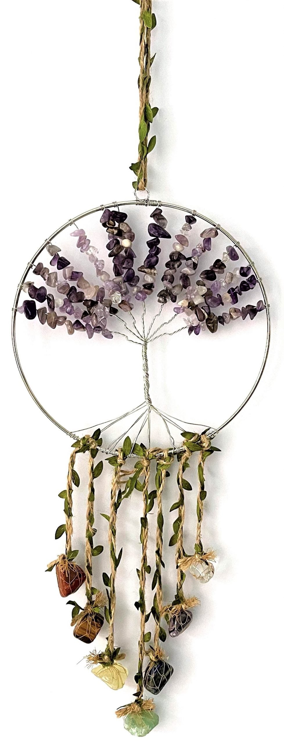 Crystal Tree of Life Dreamcatcher– 7Chakras
