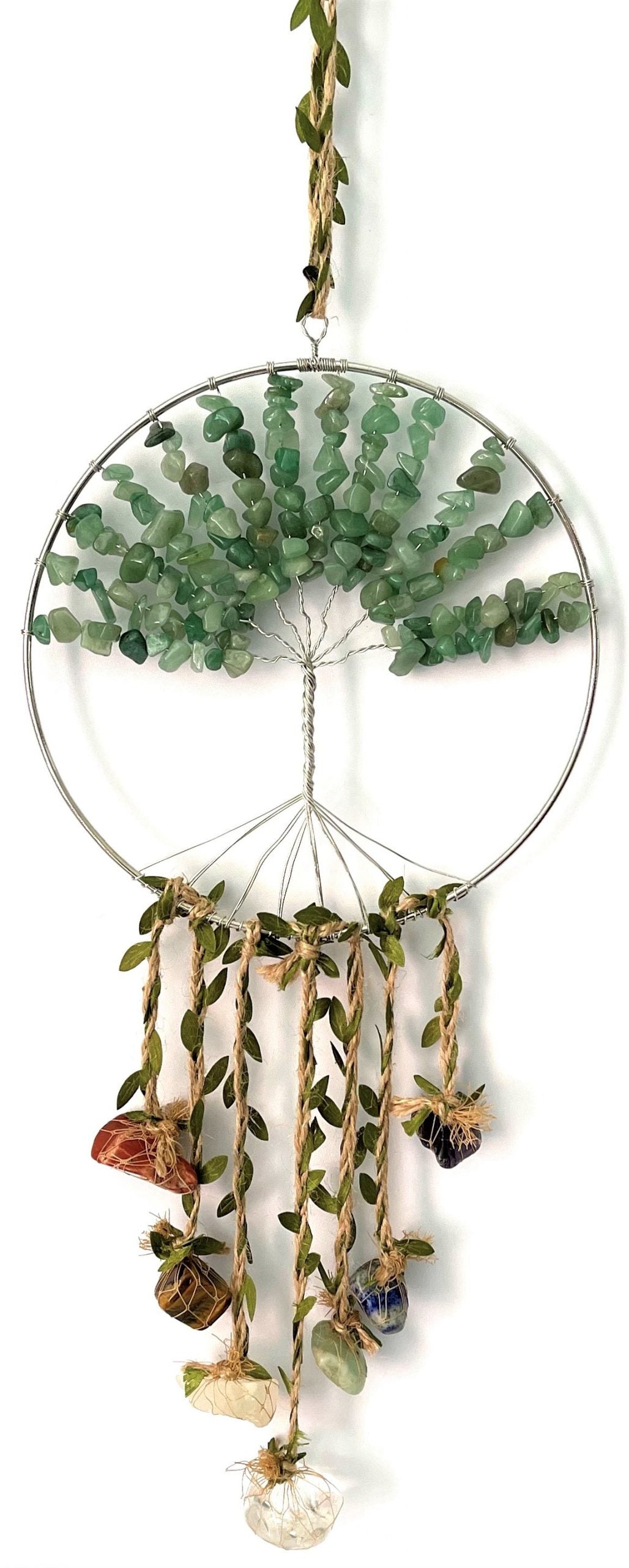 Crystal Tree of Life Dreamcatcher– 7Chakras