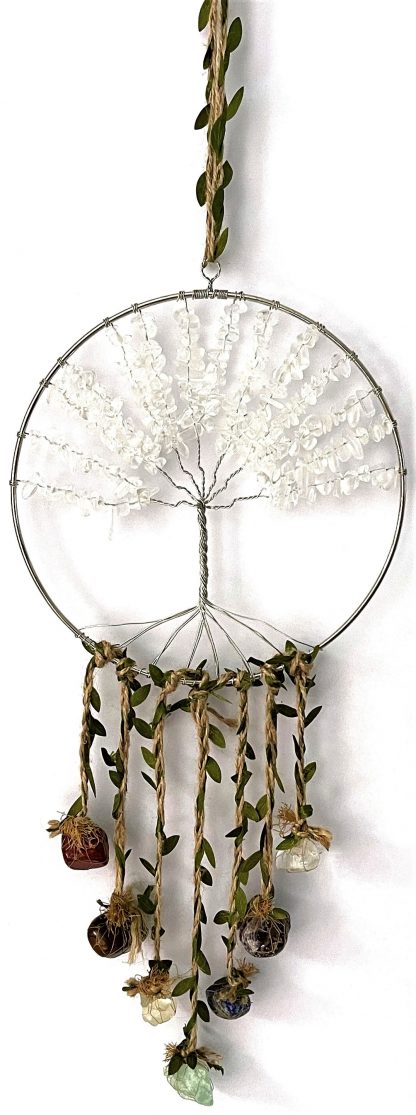 Crystal Tree of Life Dreamcatcher– 7Chakras