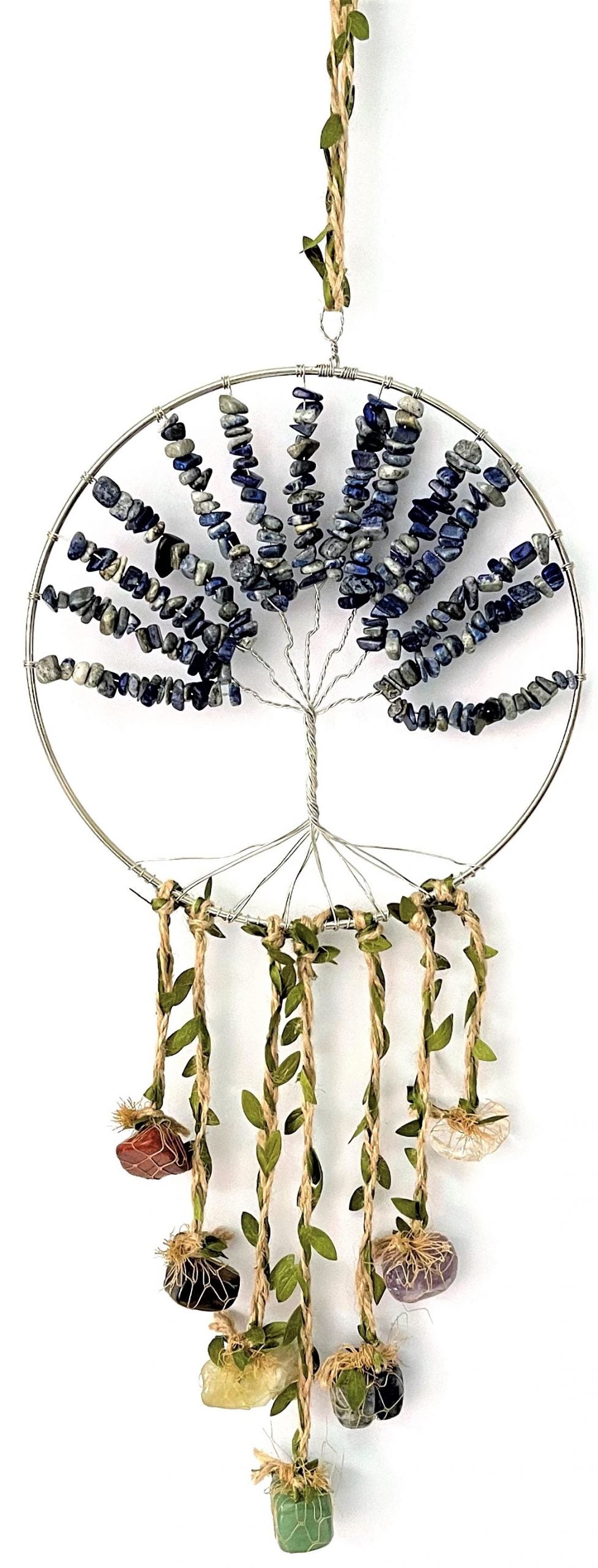 Crystal Tree of Life Dreamcatcher– 7Chakras