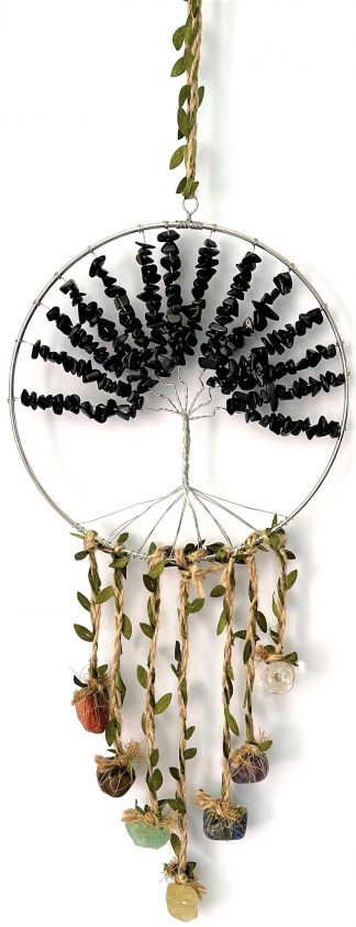 Crystal Tree of Life Dreamcatcher– 7Chakras