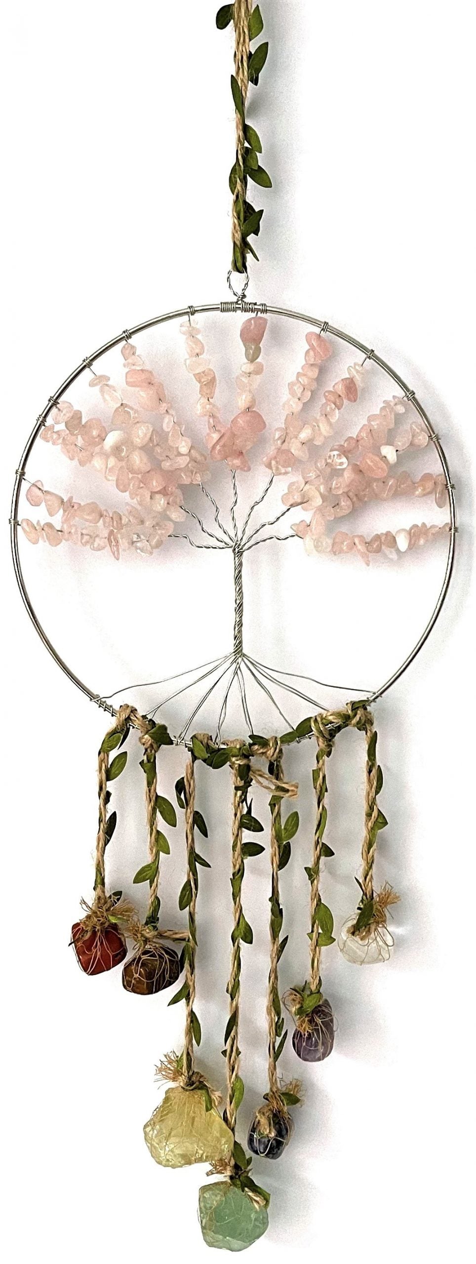 Crystal Tree of Life Dreamcatcher– 7Chakras