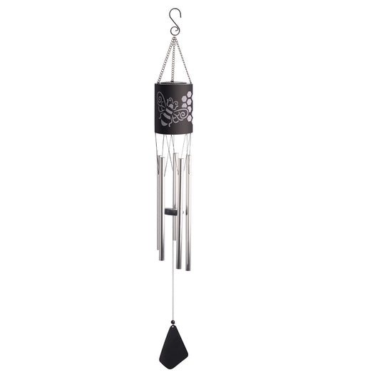 Bee Cylinder Solar Wind Chime