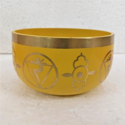 Chakra Singing Bowl Yellow - Medium