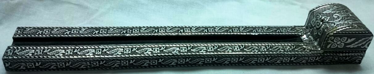 Silver Incense Holder Round