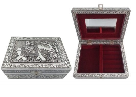 Jewellery Box With Ring Holder Elephant Design