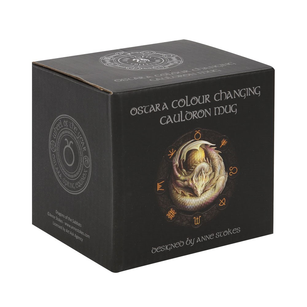 Ostara Colour Changing Dragon Mug by Anne Stokes