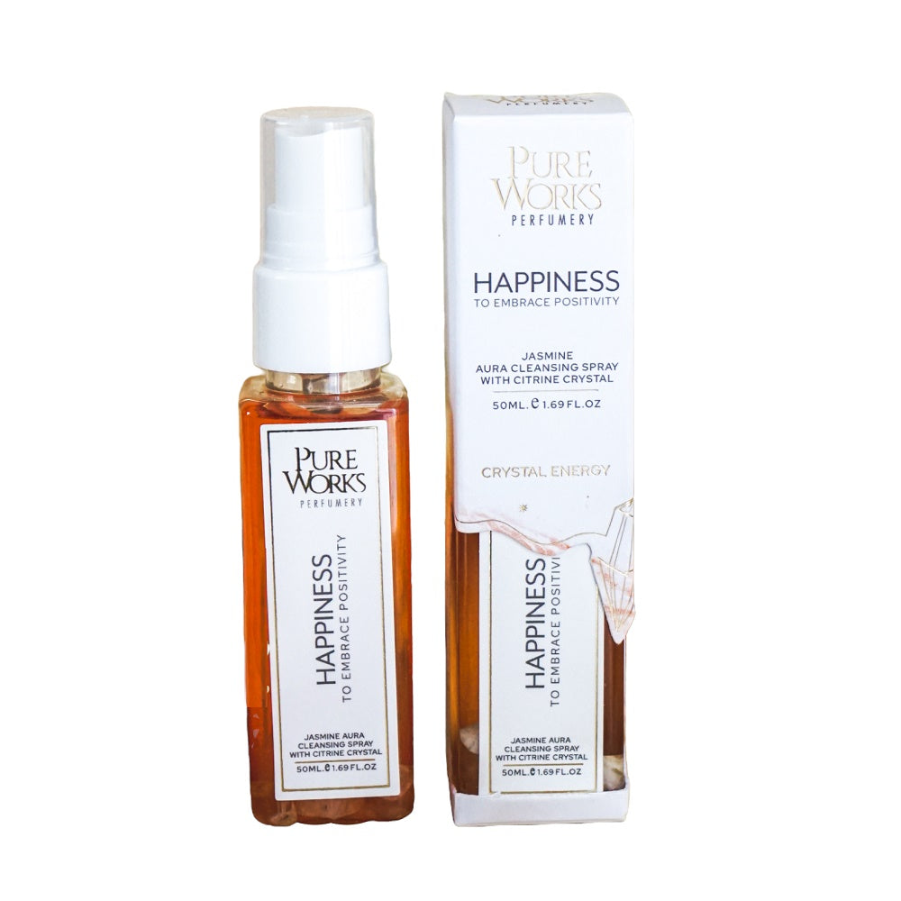Happiness Jasmine with Citrine Aura Energy Cleansing Spray