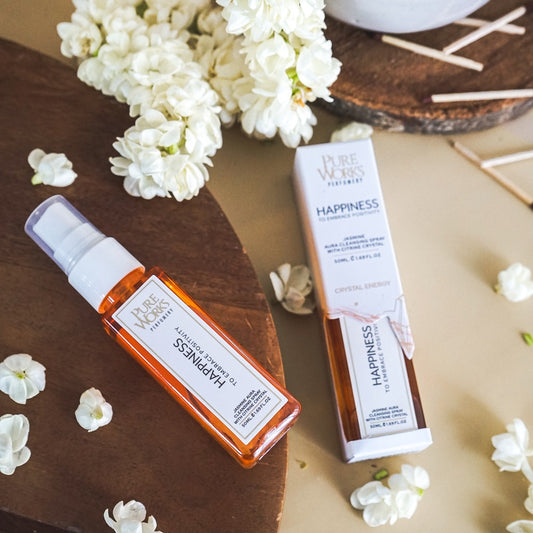 Happiness Jasmine with Citrine Aura Energy Cleansing Spray