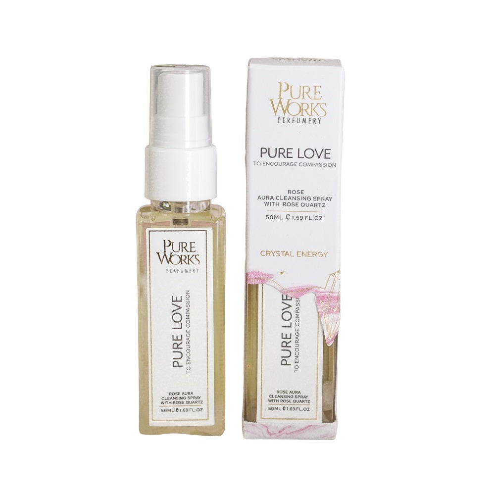 Pure Love Rose with Rose Quartz Aura Energy Cleansing Spray