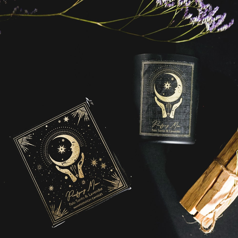 Purifying Moon Manifestation Candle 100gm