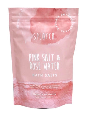 Pink Salt & Hydrating Rose Water Bath Salt