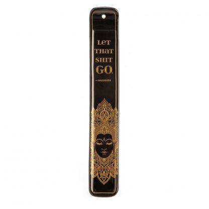 Let That Sh*t Go Buddha Incense Burner