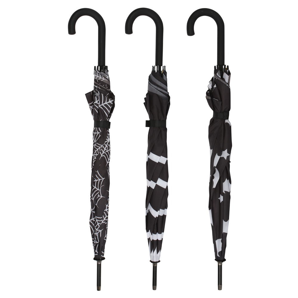 Bat and Spiderweb Umbrellas