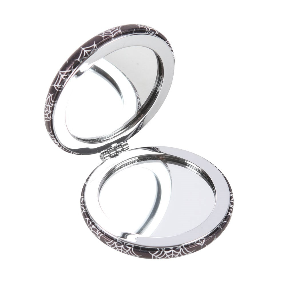 Bat and Spiderweb Compact Mirrors