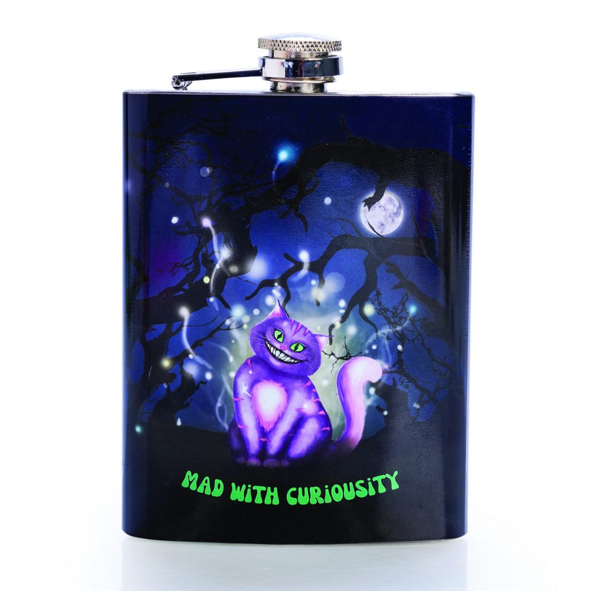 Mad Cat Metal Flask