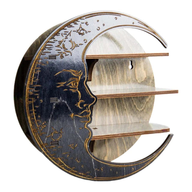 Wall Floating Moon Shelf