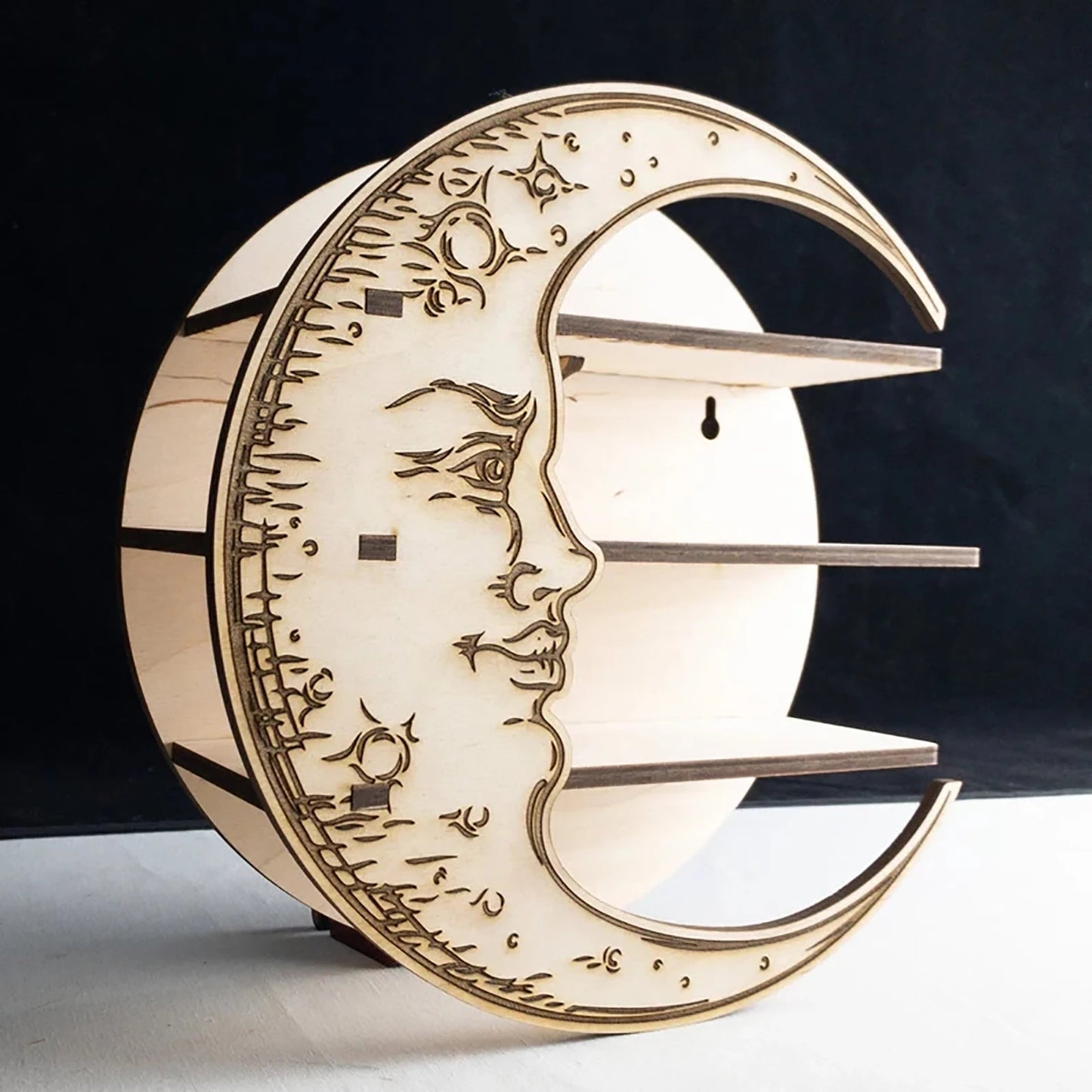Wall Floating Moon Shelf