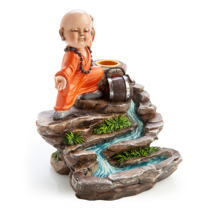 Monk Backflow Incense Burner