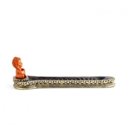 Red Baby Buddha Incense Burner