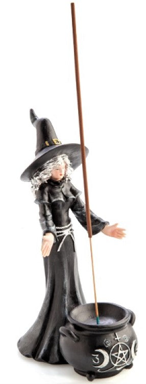 Witch & Cauldron Incense Burner