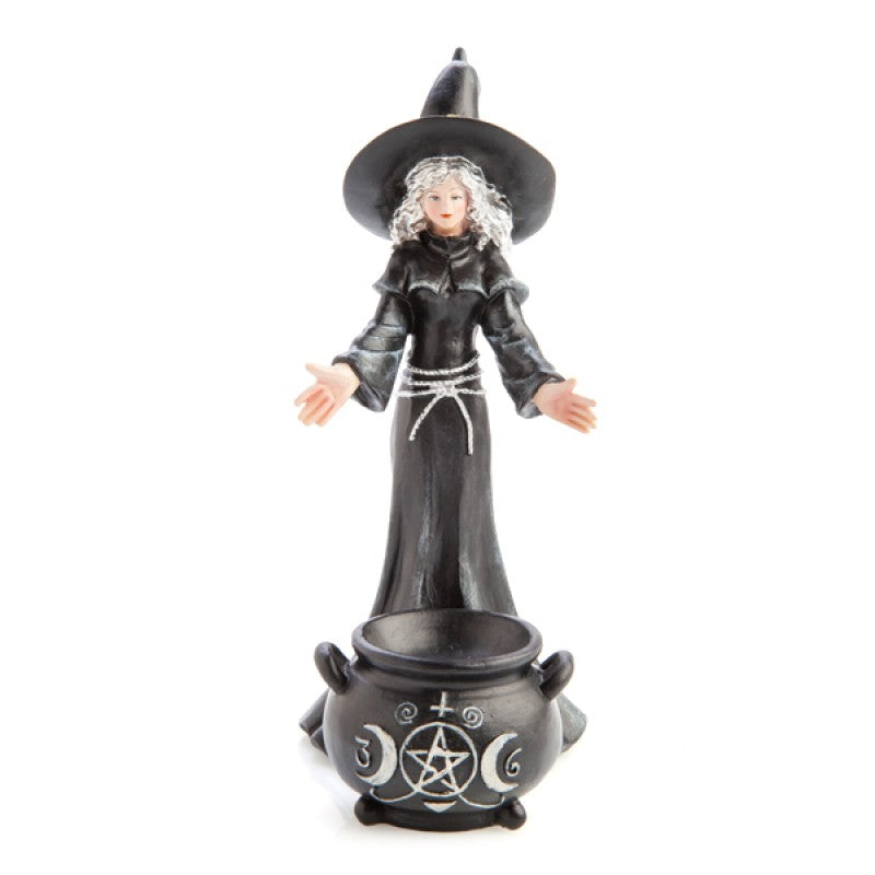 Witch & Cauldron Incense Burner
