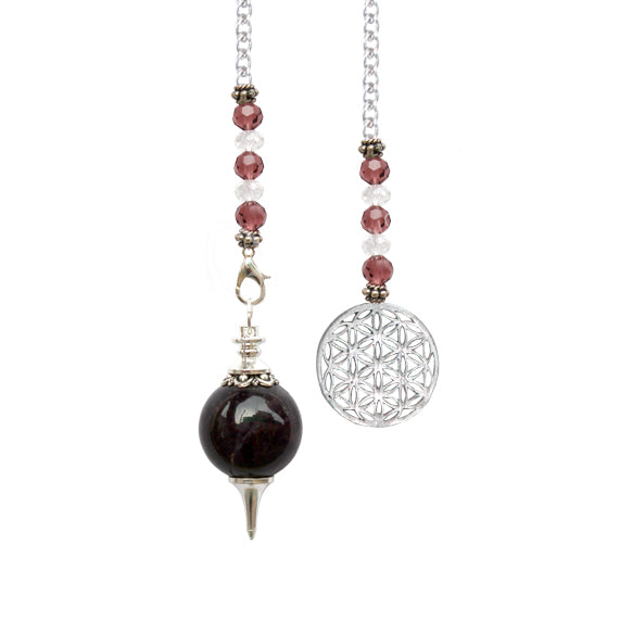Pendulum Amethyst Ball with Flower Of Life NEW!