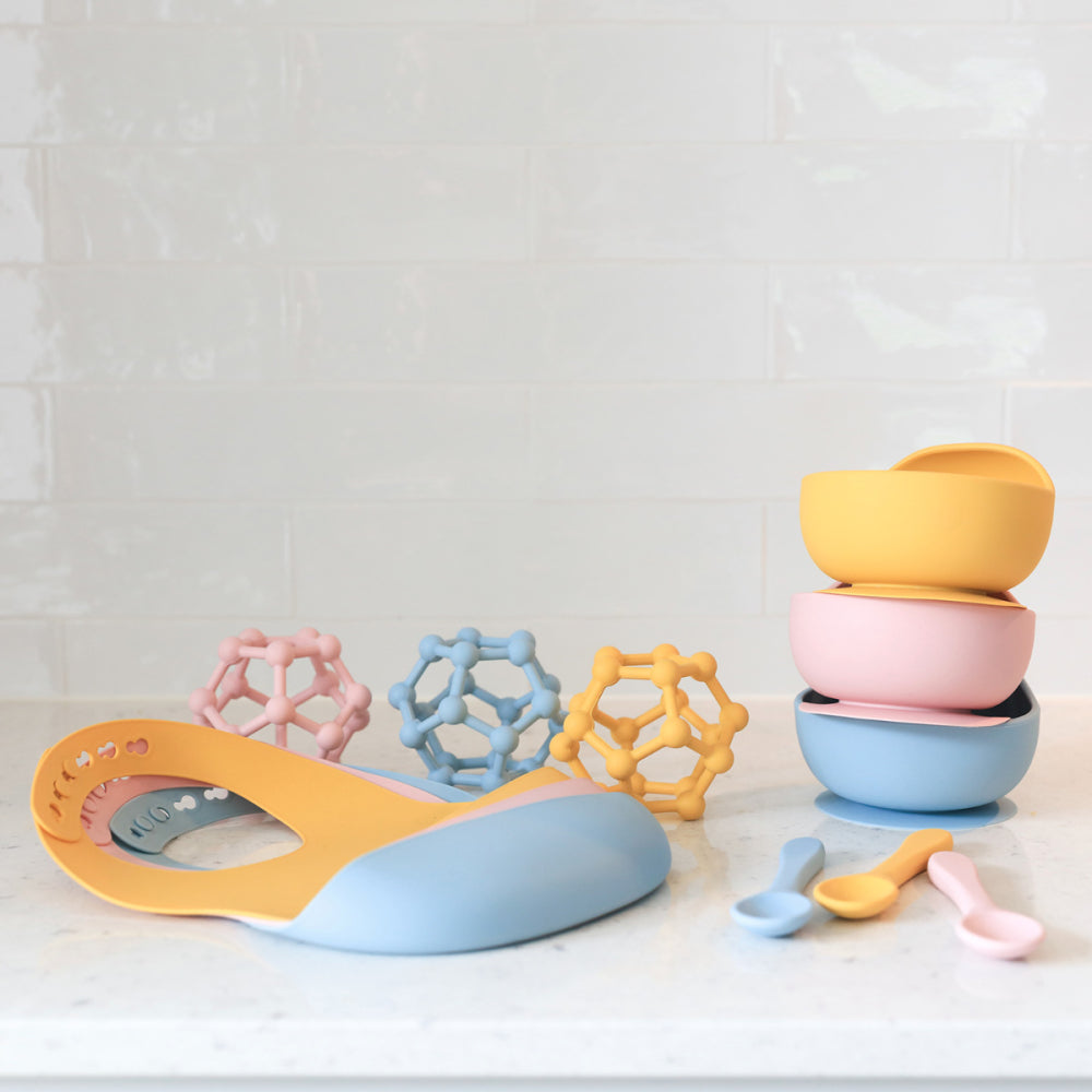 Silicone Baby Dinner Set Gift Boxed