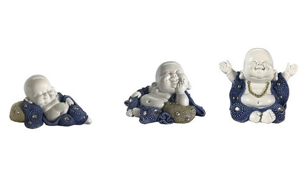 Blue Happy Buddha