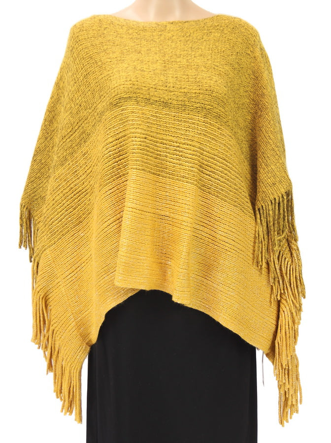 poncho top with lurex