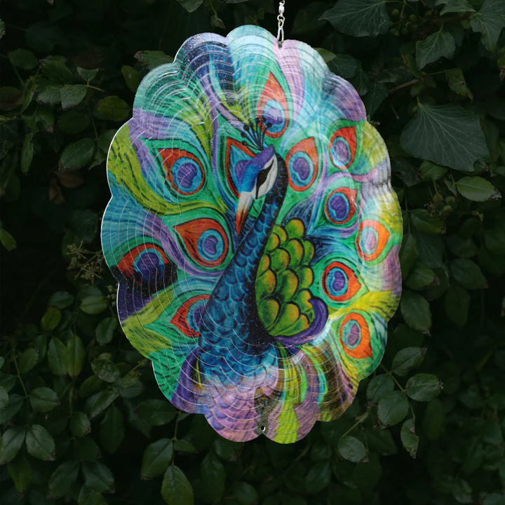 Peacock Wind Spinner