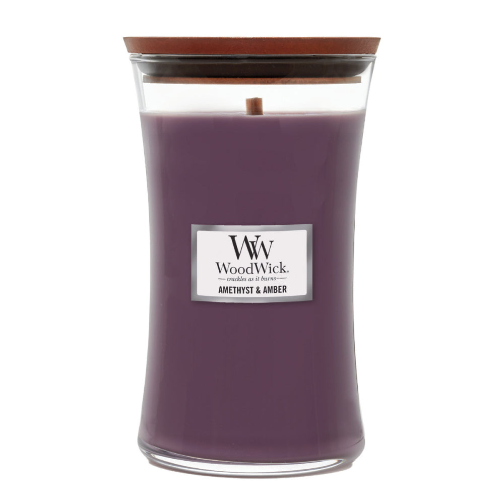 WoodWick Amethyst & Amber Large