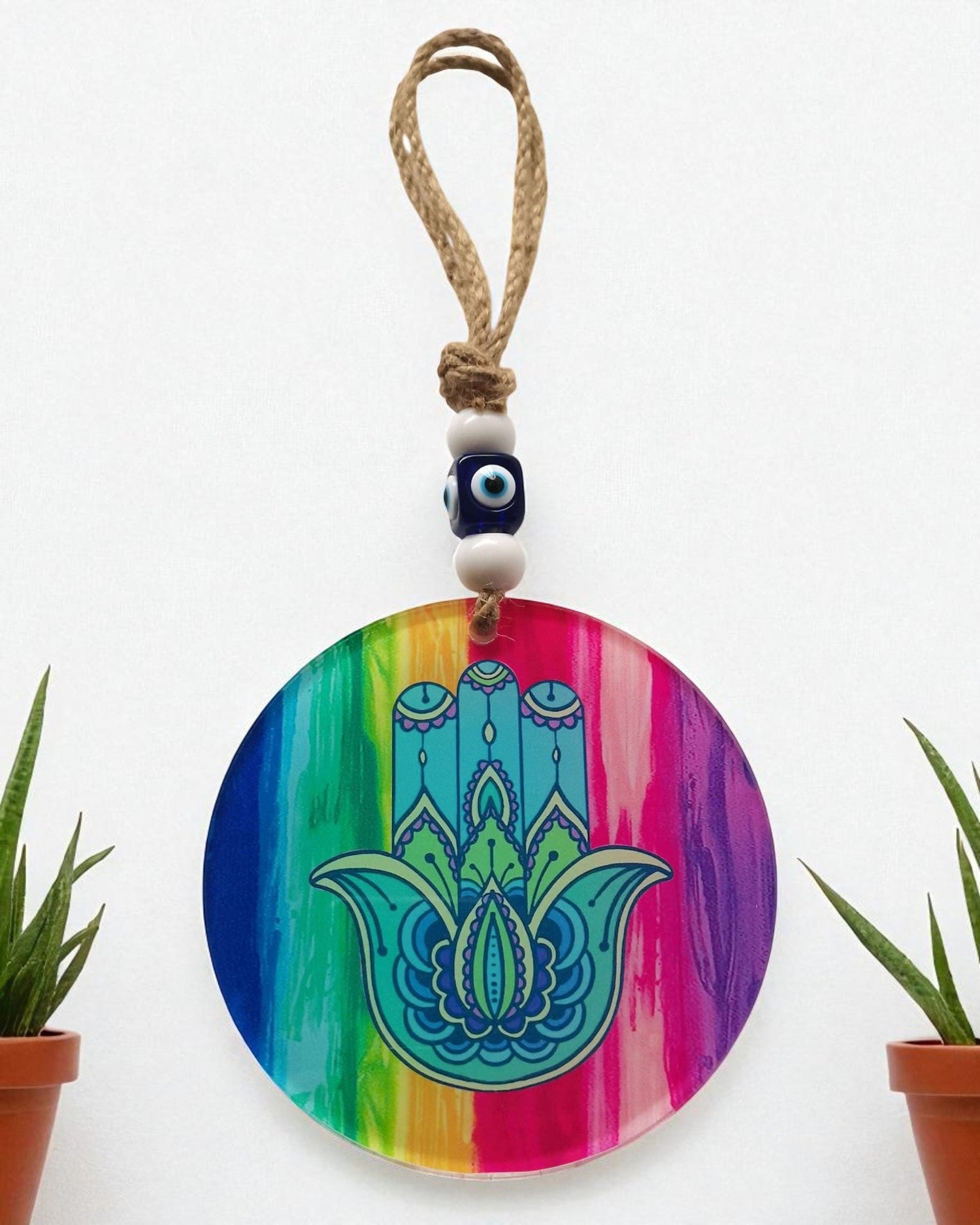 Boho Hamsa Wall Hanging