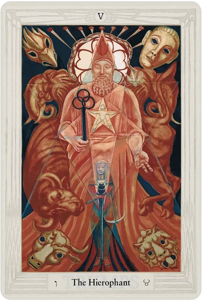 Crowley Thoth Large Tarot Cards Us Games Systems