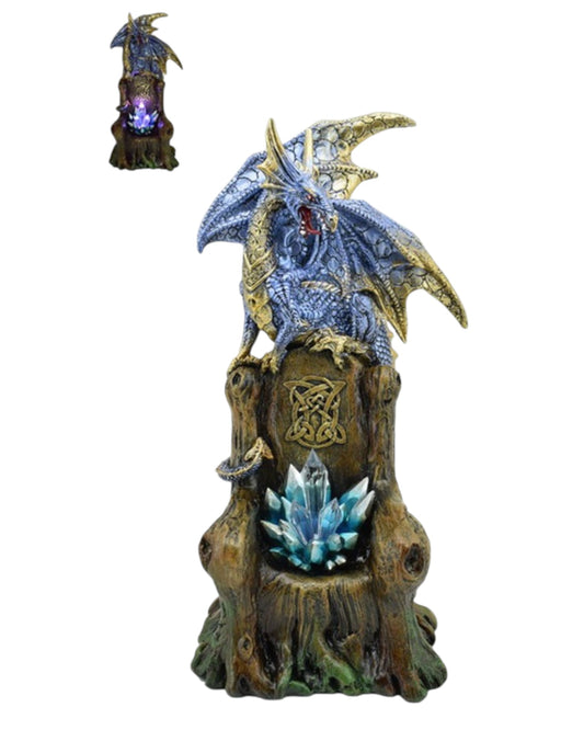 Dragon On Throne Blue LED