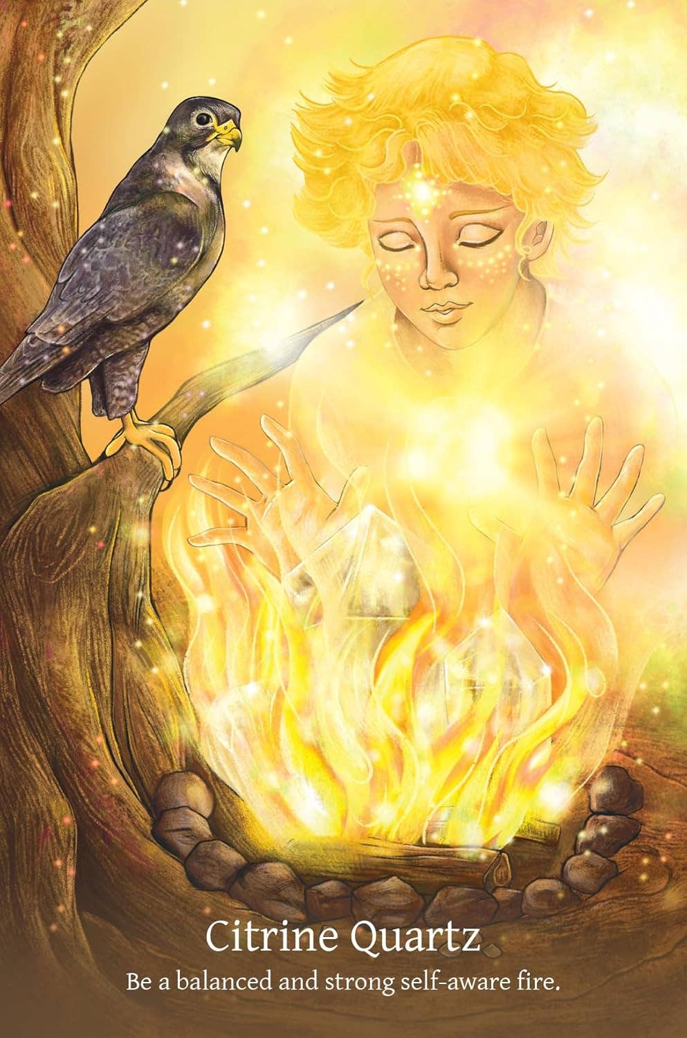 Shamanic Crystals Oracle cards Blue Angel