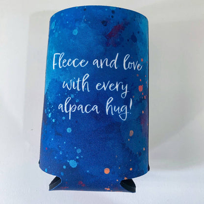 Alpaca Quote Flat Stubby Holder Cooler
