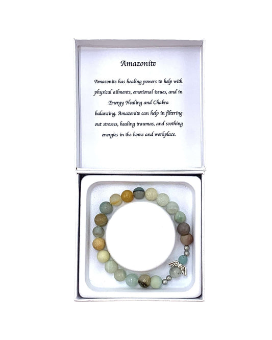 Amazonite bracelet - Angel