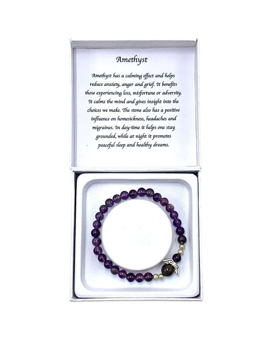 Amethyst bracelet - Angel